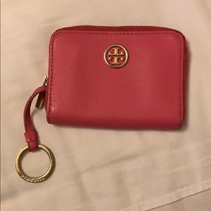 Tory Burch key ring wallet